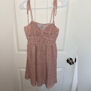 Polly Floral Pink Sundress